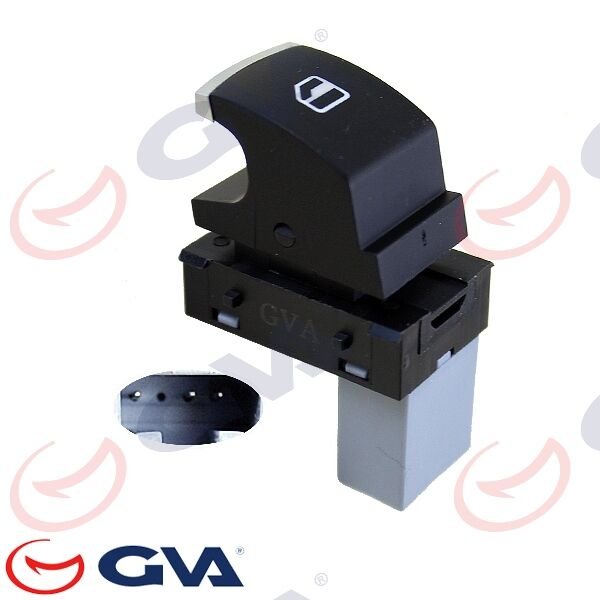 CAM AÇMA ANAHTARI ÖN SAĞ/SOL VWAG TÜM MODELLER 09-12 TEKLİ-NİKELAJLI-GVA 8075061-5K0959855-5ND959855