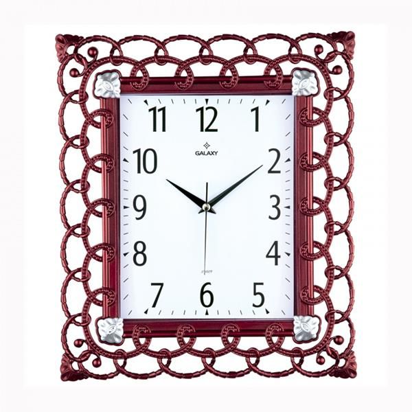 DUVAR SAATİ KIRMIZI ÇERÇEVE ÇAP:32.3CMX 37.5CM AKRİLİK BOYALI 2 RENK ABS KASA MİNERAL CAM SESSİZ AKAR MAKİNE PVC KADRAN KADRAN ÖLÇÜSÜ: 190X241MM KADRAN BASKI ALANI: 105X170MM-SAAT 76-HG-SAAT 76-HG