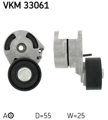 ALTERNATÖR GERGİ RULMANI KÜTÜKLÜ P206 1.4HDI-407-PARTNER 1.6 HDI-C3 1.6 16V-C5 1.6HDI-BERLINGO 1.6-SKF VKM33061-5751.89-1613840380-1214747-1329630