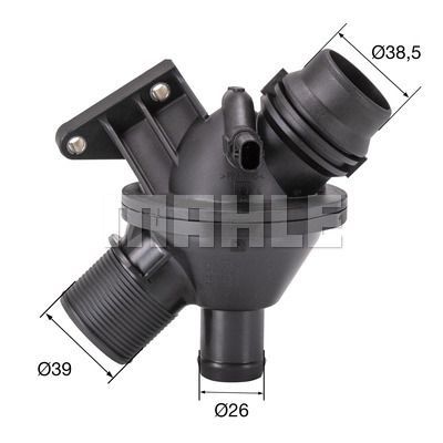 TERMOSTAT BMW F10 F11 F20 F21 F22 F23 F30 F80 F31 F34 F32 F82 F33 F83 F36 E84 F25 F26 F15 F85 E89 Z4-MAHLE TM25.108-11538635689