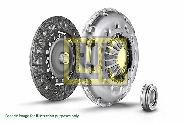 DEBRIYAJ SETI RULMANLI BMW M57 D25 E60 02 10 E61 04 07-LUK 624334500-21207542522-21207542523-21517526105