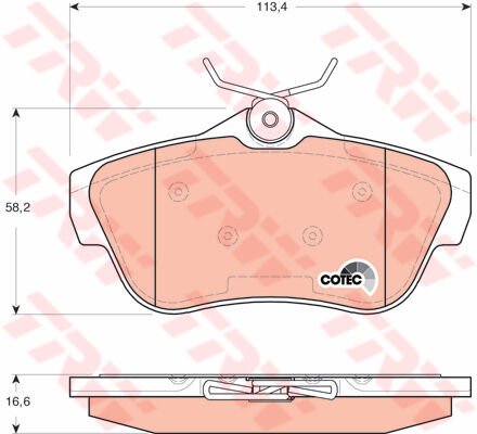 ARKA BALATA JUMPY 07 SUCUDO 07 EXPERT TEPEE 07-TRW GDB1740-1673601480-4253.68-77364513-4253.67