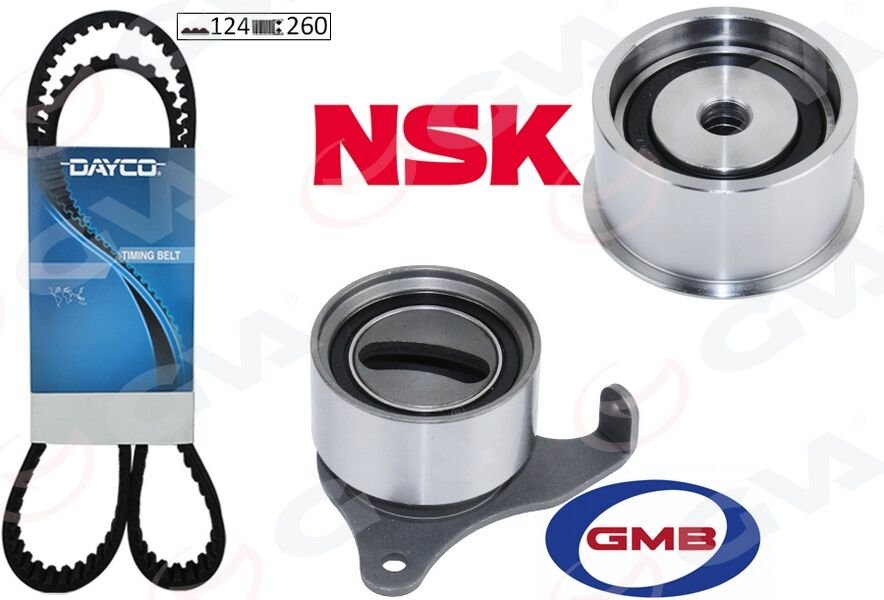 EKSANTRİK GERGİ KİTİ 124x260 COROLLA EE101 1.3 XLI-1.3 XLI 16V 92-97 - COROLLA E111 1.4 97-00-GVA 59T7117-1350511040