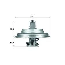 TERMOSTAT 83C A4-A5-A6-POLO DEMİR CAGA-CAHA-CAGB-CAGC-BBY-BKY-BBZ-MAHLE TX3.83D-032121110F-032121121G