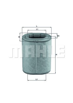 HAVA FILTRESI LAND ROVER M62 B44 VOGUE 4.4 02 05-MAHLE LX1460-PHE000050 13717501239