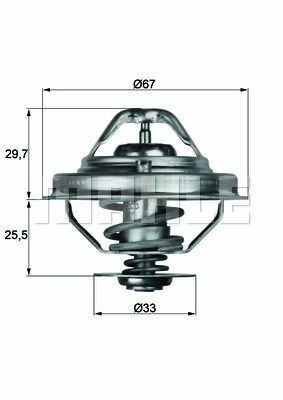 TERMOSTAT BMW M41 M51 E34 E36 E38 E39 RANGE ROVER 2 94 02 OPEL OMEGA B ROVER 800 90 99-MAHLE TX38.80D-11532246199 STC3338 1338091 9051162