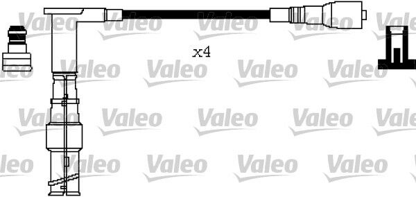 ATESLEME KABLOSU SETI MERCEDES M111 W202 W124 S124 C124-VALEO 346325-A1111500615