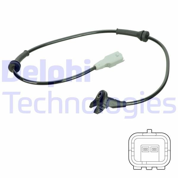ÖN ABS DEVİR SENSÖRÜ P307 00 12 P308 07 14 P3008 09 16 P5008 09 16 C4 09 DS4 11 DS5 11-DELPHI SS20745-4545.K3-4545.F5-4545.C1-4545.88
