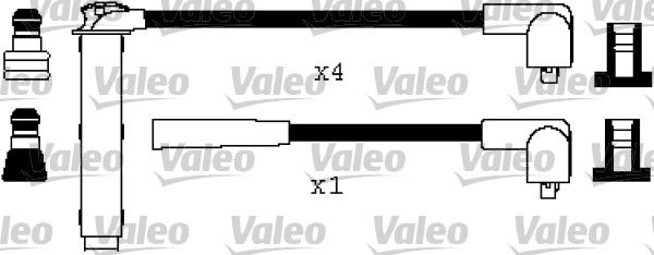 BUJİ KABLOSU ROVER 400 95/00 LOTUS ELISE 1.8 95/00 200 COUPE MG 25 45-VALEO-GHT273-GHT274-GHT290