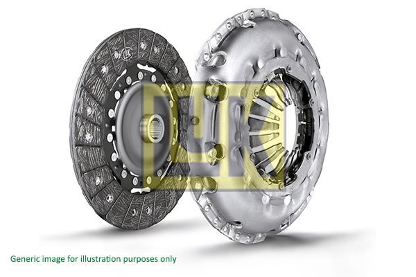 DEBRİYAJ SETİ PASSAT-CADDY-JETTA-GOLF6-GOLF7-A3 2010 2.0 TDI CBAA-CBAB-CFFA-CFFB-CFGB-LUK 624355309-03L141016N- 04L141015- 04L141015E