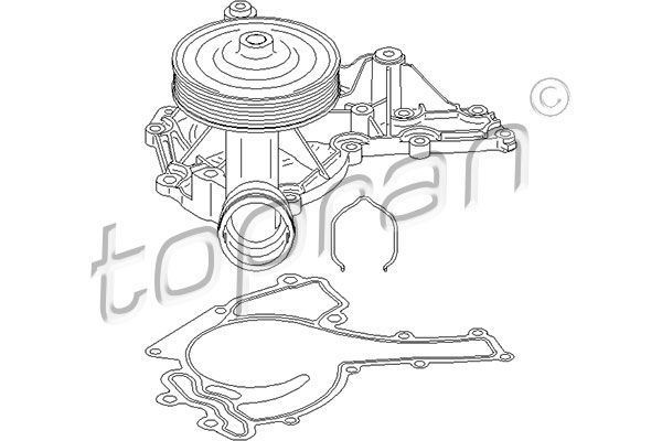 DEVIRDAIM POMPASI MERCEDES M272 W203 W204 CL203 C209 W211 W212 C207 R172-TOPRAN 407882001-A2722000401