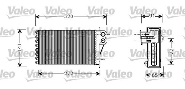 KALORİFER RADYATÖRÜ 206 98 XSARA 99 247x134-VALEO 812221-6448.G3