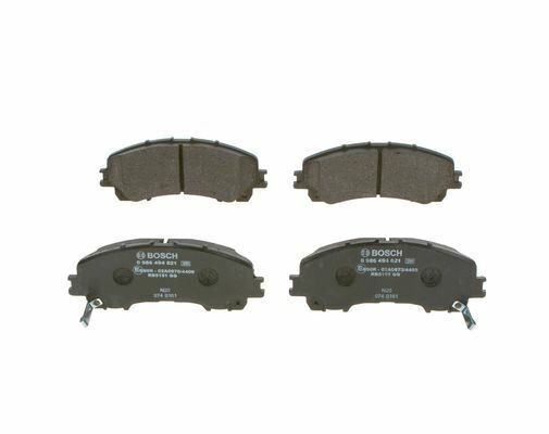 ÖN FREN BALATASI RENAULT KOLEOS II 16 NISSAN X-TRAIL III 16 INFINITI QX50 13-BOSCH 0986494821-D10604CC0A-410608710R-D10604GA5A