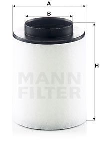 HAVA FILTRESI A8 4.2 TDI-MANN-4H0129620D