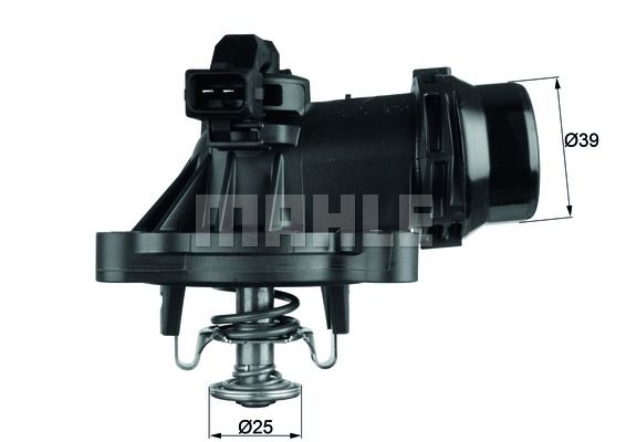 TERMOSTAT GOVDELI BMW N42 N43 N46 E90 E81 E87 E82 E46 E91 E92 E83 E84 E85 Z4-MAHLE TM18105-11537510959