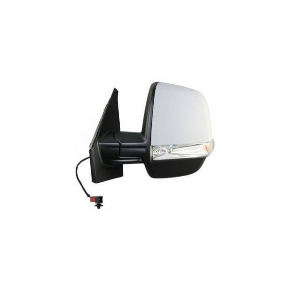 DIŞ DİKİZ AYNASI ELEKTRİKLİ SOL DOBLO CARGO ÇİFT CAMLI DESENLİ SİNYALLİ-GOLD T2210