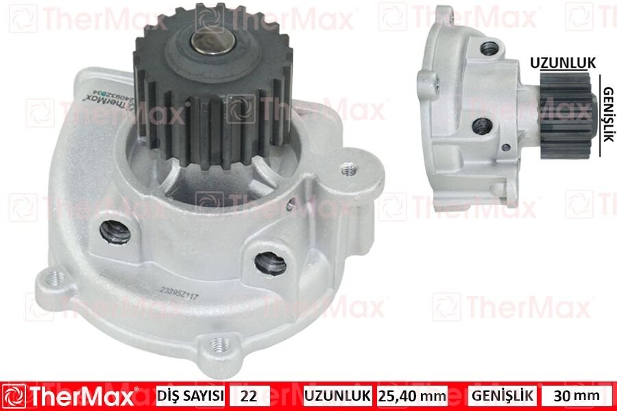 DEVİRDAİM KIA BESTA SPORTAGE MAZDA 626-E2200-SUZUKİ VITARA OK71015010BY-THERMAX T01.107-0K04R15010A-1740078E00-R20115010A