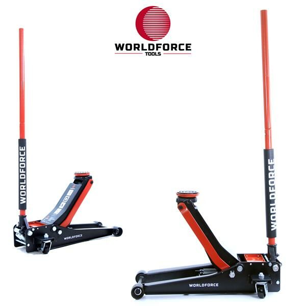 HİDROLİK KRİKO 3 TON DÜŞÜK PROFİL ÇİFT PİSTON GARAJ EKİPMANLARI HIRDAVAT-WORLDFORCE 11101