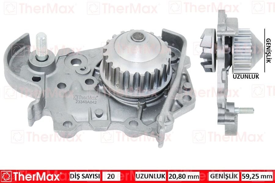 DEVİRDAİM MGN-R19 1.6 ENJ CLIO SYMOL 1.4 K7M-LOGAN-SANDERO 1.4i-1.6i-QASHQAI 1.6 PA1035 T 7700861686-1307700QAD-THERMAX T01.120-7701478018-8200146298-8201033237
