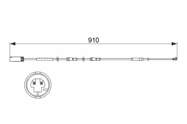 BALATA FISI ON MINI COUNTRYMAN R60 10 16 PACEMAN R61 10 16-BOSCH 1987473522-34359804833