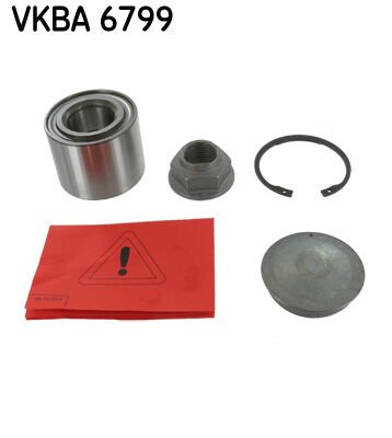 ARKA TEKER RULMANI KIT RENAULT CAPTUR I 13 CLIO IV 12 KANGOO 10 ZOE 12 EXPRESS 21 SYMBOL III 14 DACIA DUSTER 10 DOKKER 12 LOGAN II 12 SANDERO II 12 62x30x48-SKF VKBA6799-430009707R-432102069R-432103106R
