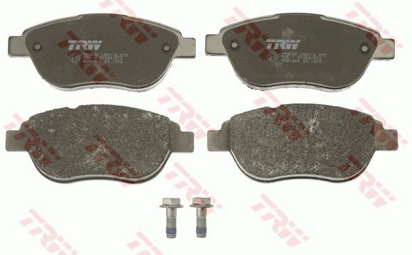 ÖN BALATA P207 06 P307 00 DOBLO 01 PARTNER 03 BERLINGO 00 C3 02 C4 04 XSARA 00-TRW GDB1464-1647873980-4252.53-1611140980