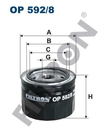 YAĞ FİLTRESİ DUCATO-BOXER-JUMPER-DAILY 2.3 06-FILTRON OP592.8-2995811-504091563-8094872