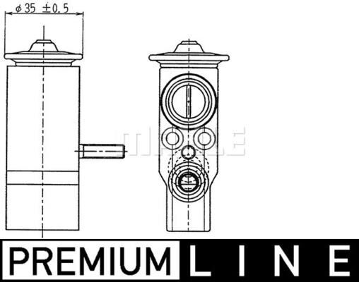 KLIMA VALFI EXPANSION MERCEDES W202 W210 R170-MAHLE AVE89000P-A9018300084