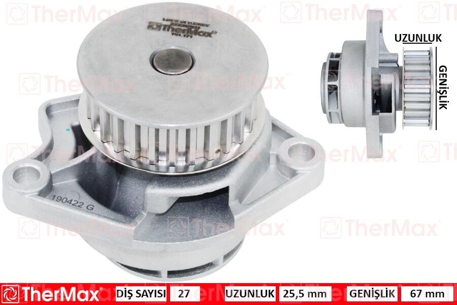DEVİRDAİM POLO 00-12 1.4 16V - IBIZA-CORDOBA-FABIA 1.4 16V 04-10 AHW-BBY-BKY-CGL T-THERMAX T01.171-036121005S-036121008K-036121005E