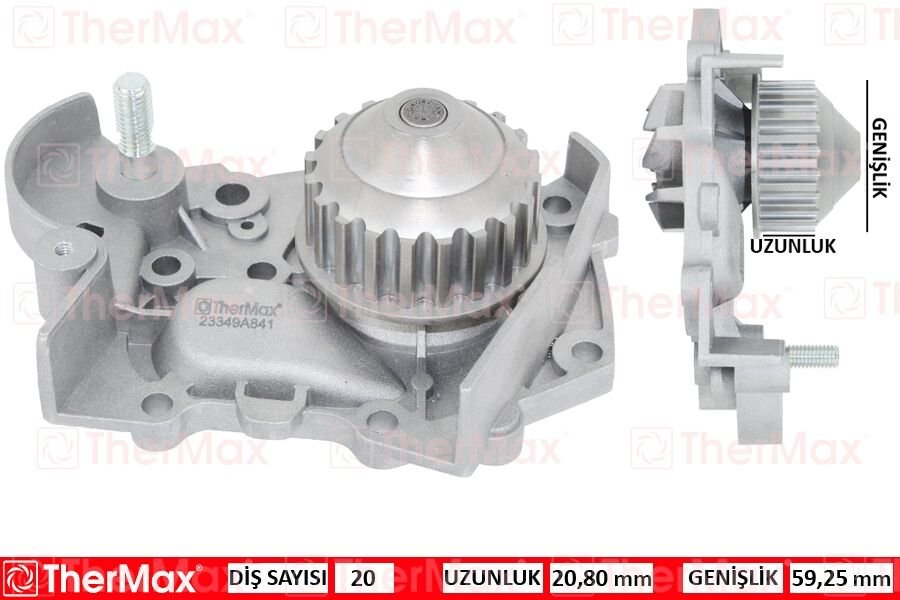 DEVİRDAİM R19-CLIO-EXP 1.4 ENJ. E6J-E7J PA412 T-THERMAX T01.174-7700736091-7701633125