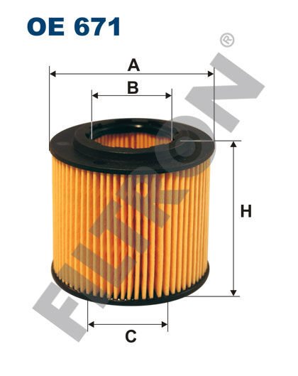 YAĞ FİLTRESİ POLO 05 FOX 05 CORDOBA 02 IBIZA IV-V 02 FABIA 01 1.2-1.2 12V-FILTRON OE671-03D115466A-03D198819-03D198819A