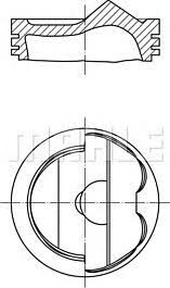 MOTOR PİSTON SEGMAN 0.50 028PI00004102 GOLF V 1.6 FSI BLF-BAG-BLP 77.01-MAHLE 0280402-03C107065S-03C107065M-03C107065AD