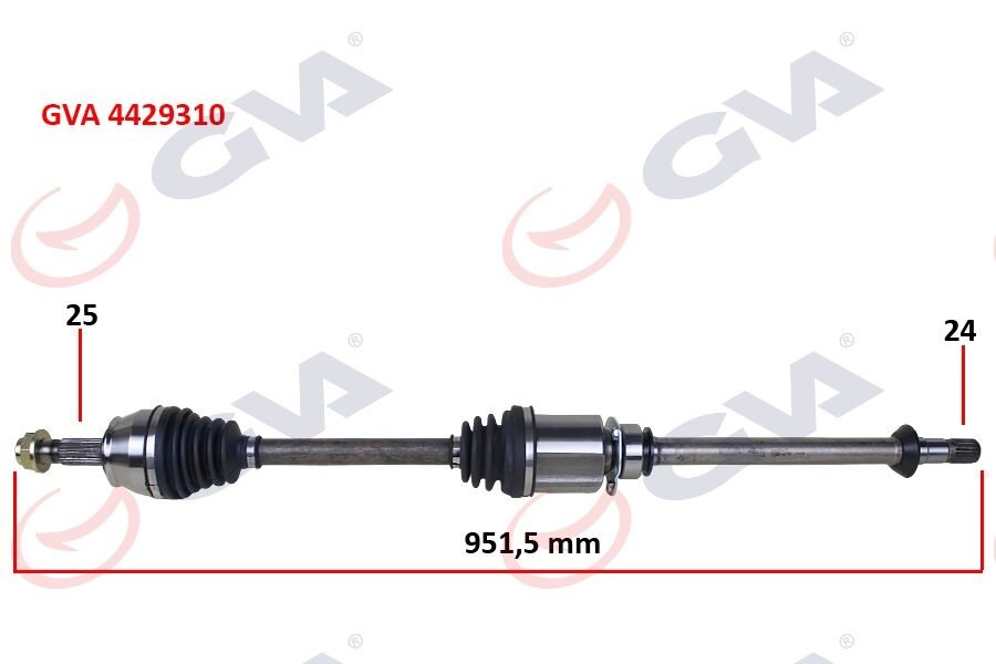 KOMPLE AKS ÖN SAĞ EGEA 1.3 MJT MT 15- İÇ AKS KAFALI-GVA 4429310-52068572-55205034-51983848