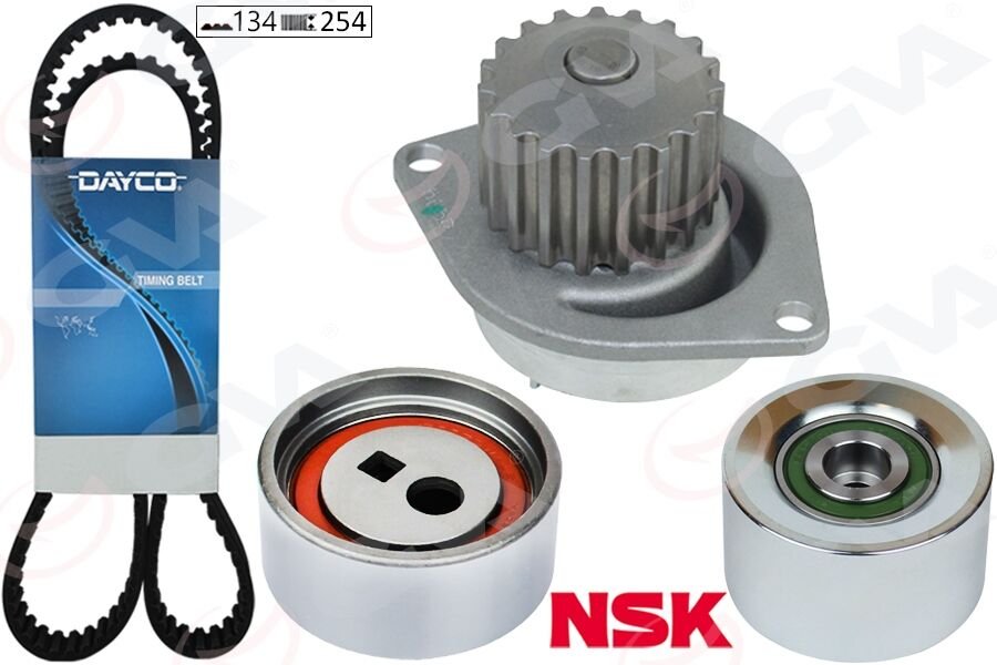 EKSANTRİK GERGİ KİTİ 134x254 P106 II 1.6 96- TU5J4 -SAXO 1.6 96-03 TU5JP4 K015458XS-GVA 59WPK4310-0831.L1-0831.T9-0831.L0