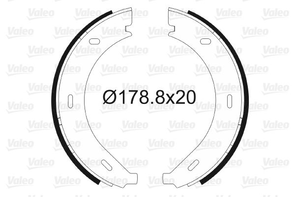 FREN BALATASI ARKA PARK FRENI MERCEDES VITO W638 96 03-VALEO 562745-A6384200020