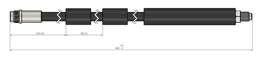 ÖN FREN HORTUMU PEUGEOT P307 00 CITROEN C4 04 420xM10-CAVO C900273A-4806.A0