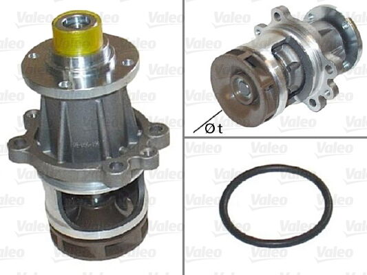 DEVIRDAIM SU POMPASI BMW M40 B16 E36 91 93 M40 B18 E36 90 93 M40 B18 E34 89 94-VALEO 506110-11510007039-11510004135