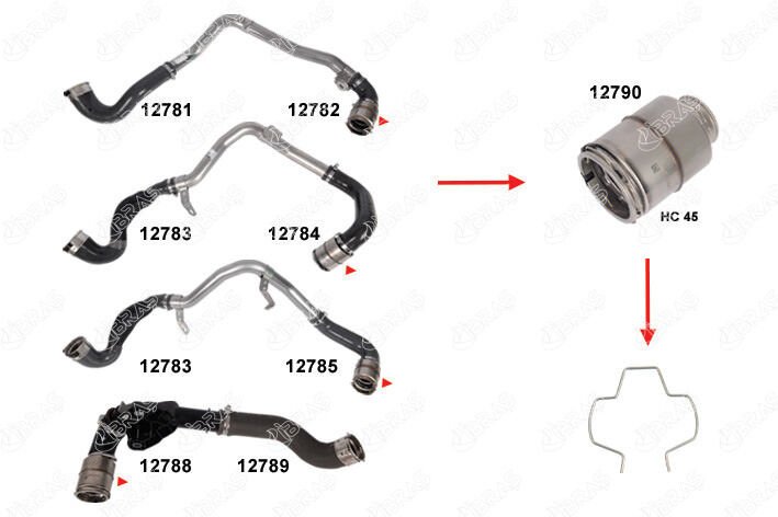 TURBO BORUSU SEKMANI-IBRAS 12792-144603730R-144604669R-1446000Q3K