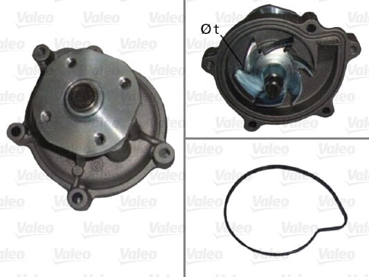 DEVIRDAIM POMPASI MERCEDES M266 W169 W245 . SMART FORFOUR 454 04 06-VALEO 506899-A2662000820