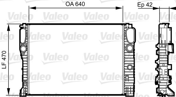 MOTOR SU RADYATORU MERCEDES C219 W211 S211-VALEO 732855-A2115003202