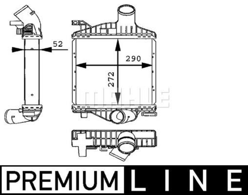 TURBOSARJ RADYATORU MERCEDES VITO W638 97 03-MAHLE CI88000P-A6385012301