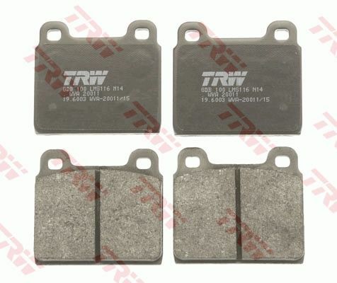 FREN BALATASI ON MERCEDES W108 W109 W111 W112 W114 W115 R107-TRW GDB100-A0014207720