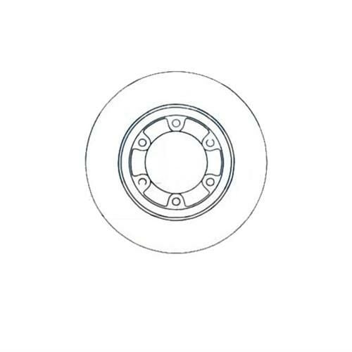 ÖN FREN AYNASI MAZDA PICK-UP B 2500 87-93 -PICK-UP E 2600 87 272x22x6DLxHAVALI-AUTO FD22135-UC8633251-UC8633251X