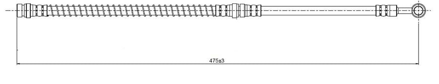 ÖN FREN HORTUMU S40 I V40 I 98 04-CAVO-30862414-30870880