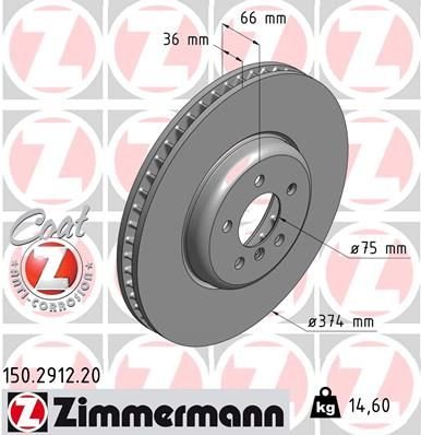 FREN DİSKİ 0986479E28-DF6613S-ZIMMERMANN-34106894383-34116785675