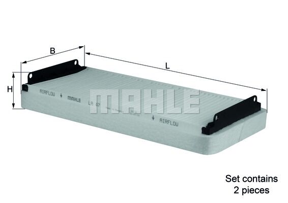 POLEN FILTRESI TAKIMI MERCEDES W210 S210 W220 C215-MAHLE LA47.S-A2108301018