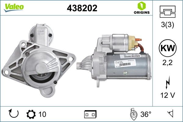 MARŞ MOTORU 12V -TRAFIC II-VIVARO 2.0 DCİ-VALEO 438202-8200628430-8200458765-4416774