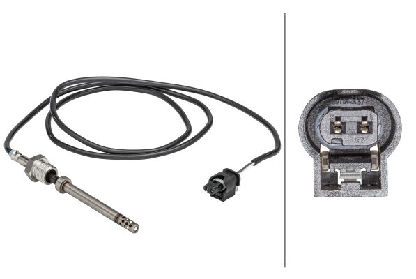 EGZOZ SICAKLIK SENSORU KAT. ONCESI MERCEDES W203 CL203 S203 W211 S211 W221 B906-HELLA 6PT358181241-A0071536228