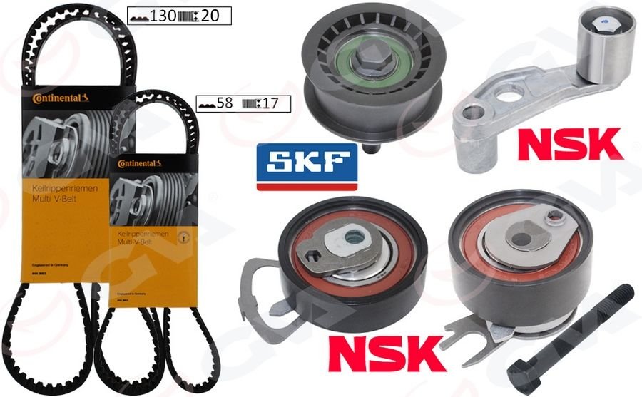 TRİGER SETİ 130x20 POLO-CORDOBA-GOLF4-FABIA-BORA 1.4-1.6 16V BCB-BBY-BUD-BBZ-BKY-AHW-AJV-AZD-CGGB-GVA-036198119A-036198119C-036198119E