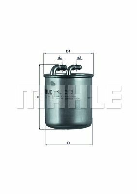 YAKIT FILTRESI MERCEDES OM646 W203 W204 C219 W211 W221 W639 B906-MAHLE KL313-A6460920501